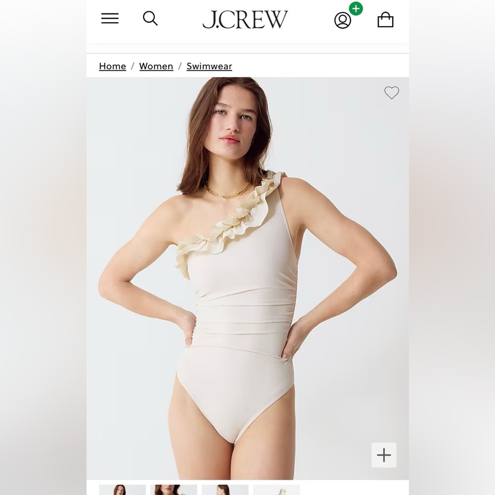 J crew one shoulder one piece swimsuit